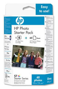 Hewlett Packard [HP] No. 57 Photo Starter Pack